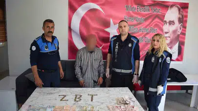 Dilenerek servet biriktirmiş: Üzerinden çıkanları gören zabıta ekipleri şoke oldu