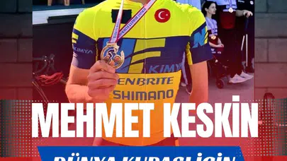 Denizli’nin altın pedalı Avrupa yolcusu: Mehmet Keskin Dünya Kupası’nda zirveye göz dikti