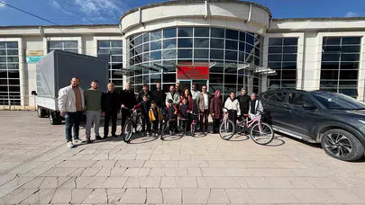 Ovacık'ta pedal çeviren hayaller: 42 köyde 50 çocuğun yüzü güldü