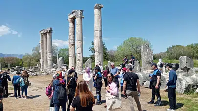 Polisler tarih yolculuğuna çıktı: Afrodisias’ta unutulmaz bir gün