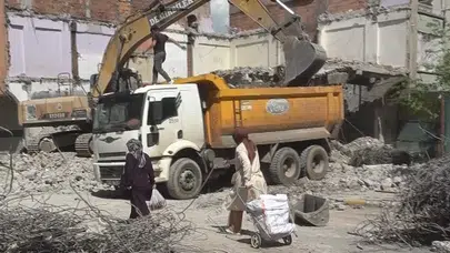 Diyarbakır’da korku dolu bekleyiş: Yıkım başladı, sağlam bina hasar gördü