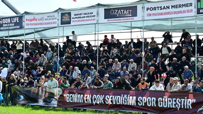 Er meydanında talihsiz sakatlık: Kepez'in yeni başpehlivanı Enes Doğan oldu