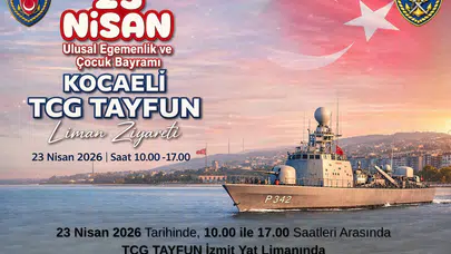 Denizcilik tutkunları ve çocuklar için bayram coşkusu: Kocaeli’de dev gemiler kapılarını açıyor