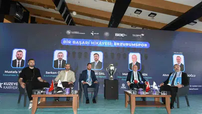 Erzurumspor’un zorluklarla örülü başarı destanı: Gençler sahne arkasındaki mücadeleyi dinledi