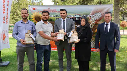 Nevşehir’de toprak berekete kavuşuyor: 79 çiftçiye 22 tonluk can suyu