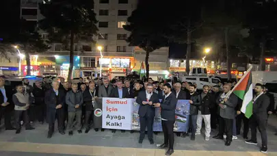 Tatvan'dan Gazze'ye yükselen öfke: Global Sumud Filosu için meydanlara indiler