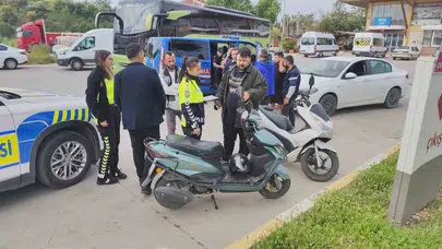 Manavgat’ta iki tekerlekli araçlar çarpıştı: Yola savrulan sürücülerin durumu belli oldu
