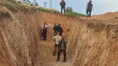 Cizre'nin yer altı haritası çıkarılıyor: Bilim heyeti fay hattında kazı başlattı