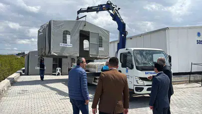 Battalgazi’de acı günlerin yükünü hafifletecek hamle: Çadır devri yerini kalıcı mekanlara bırakıyor