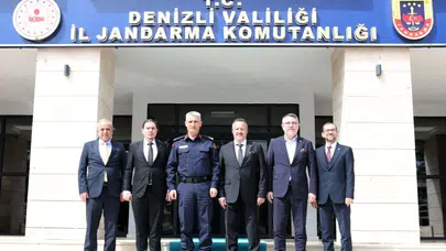 Denizli sanayisinin kalbinde güvenlik mesaisi: OSB yönetiminden kritik ziyaret