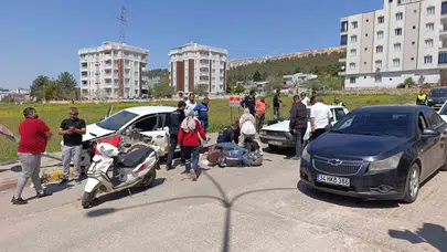 Adıyaman’da trafik ışıklarında dehşet anları: Kontrolden çıkan otomobil ortalığı savaş alanına çevirdi