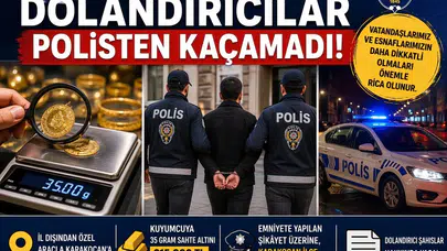 Kuyumcuyu 215 bin lira dolandırdılar: Sahte altın operasyonu kısa sürdü