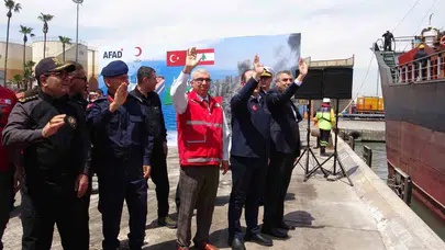 Türkiye'den Lübnan'a Umut Köprüsü: 730 Tonluk Yardım Gemisi Beyrut İçin Yola Çıktı