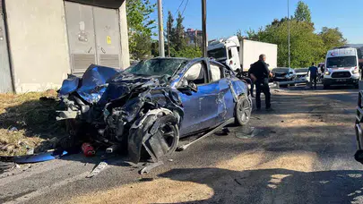 Bornova'da dehşet anları: Freni patlayan tır ortalığı savaş alanına çevirdi