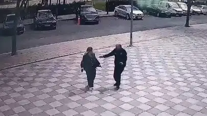 Faciayı saniyelerle önledi: Hükümet Konağı önünde kahramanlık anı