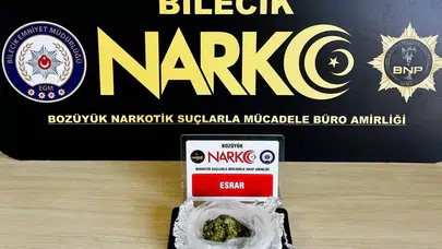 Bozüyük’te narkotik operasyonu: Zehir tacirlerine geçit yok
