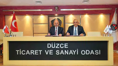 Düzce'de eğitim ve sanayi el ele: Öğrenciler iş dünyasına sahadan hazırlanacak