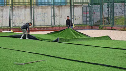 Bağlarbaşı’nda spor seferberliği: Gençlerin yüzü yenilenen sahalarla güldü
