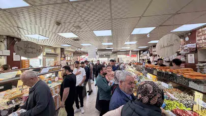 Bayram sofralarının tatlı telaşı başladı: Şekercilerde hareketli günler