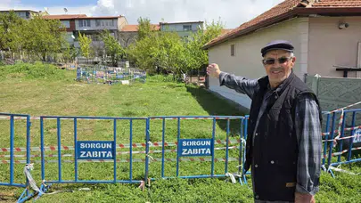 Yozgat’ta korku dolu anlar: Kamyonun manevrasıyla yer yarıldı, evlerin altı boşaldı