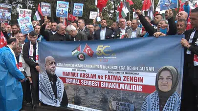 İsrail’in vicdan gemilerine hukuksuz müdahalesi: HAK-İŞ’ten Ankara’da sert tepki