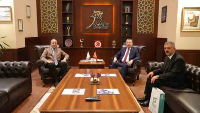 Akademik dünya ile basın dünyası arasında köprü: Rektör Kırışık ve BİK Müdürü Çelik bir araya geldi