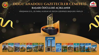 Doğu Anadolu’nun Basın Oscarları Sahiplerini Buldu: 2025’in En İyileri Açıklandı