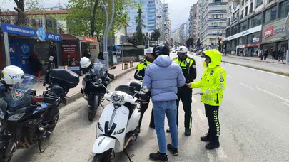 Samsun’da trafik seferberliği: Gençlere hayat kurtaran ders