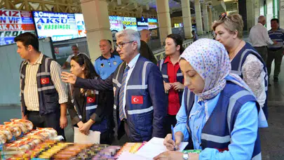 Antalya otogarında bayram mesaisi: Bilet fiyatlarına yakın takip