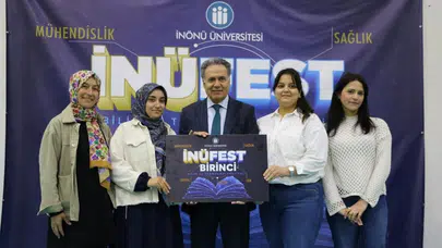 Genç beyinlerin teknoloji maratonu sona erdi: İNÜFEST 2026’da zirveye çıkan projeler ödüllendirildi