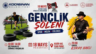 Kayseri’de 19 Mayıs coşkusu erken başlıyor: Gençler Kadir Has Fuar Parkı’nda buluşuyor