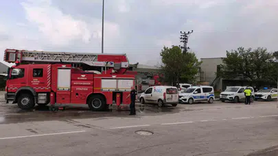İnegöl sanayisinde panik anları: Alevler fabrikaya sıçradı