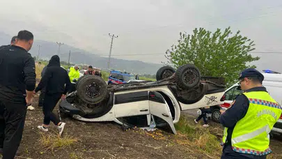 Direksiyon hakimiyetini kaybetti, tarlaya uçtu: Düziçi’nde korkutan kaza