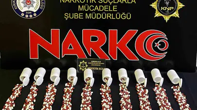 Kırıkkale’de zehir tacirlerine geçit yok: Operasyonda ele geçirilen haplar başlarını yaktı