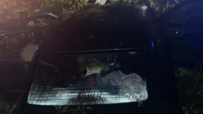 Bursa-Ankara yolunda dehşet anları: Kontrolden çıkan otomobil tarlaya savruldu
