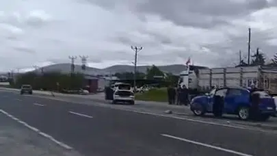 Elazığ-Keban yolunda korkutan kaza: İki araç çarpıştı, yaralılar var