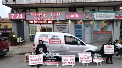 Ümraniye’de feryat yükseliyor: İhmal kurbanı Gamze’nin ailesi tıp merkezini kapattırmak için nöbette