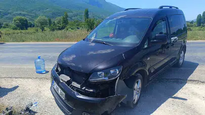 Orhangazi'de korkunç kaza: Zeytinliğe uçan motosikletin sürücüsü yaşam mücadelesi veriyor