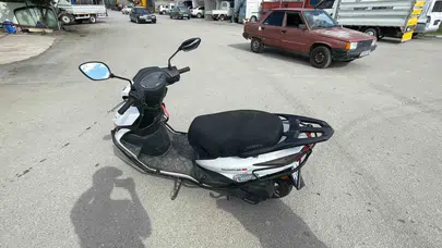 Karaman'da korkutan kaza: Motosiklet sürücüsü metrelerce sürüklendi