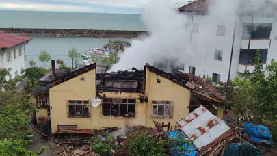 Emekler bir anda duman oldu: Araklı’daki yangın geçim kaynağını yuttu