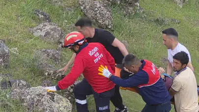 Iğdır’da korku dolu anlar: Kontrolden çıkan araç uçuruma uçtu