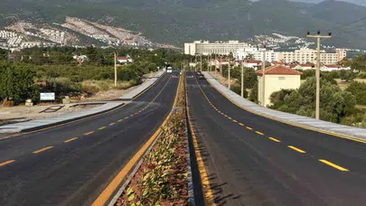 Turizmin kalbi Akbük’te bayram öncesi büyük değişim: Yollar baştan aşağı yenilendi