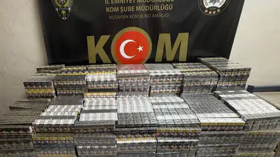 Nusaybin yolunda kaçakçılara geçit yok: Binlerce paket sigara ele geçirildi