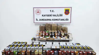 Yahyalı’da kaçak tütün operasyonu: Tonlarca ürüne el konuldu