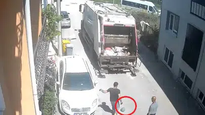 Çöp kamyonu değil adeta stadyum: Nilüfer’de temizlik işçilerinin neşeli molası
