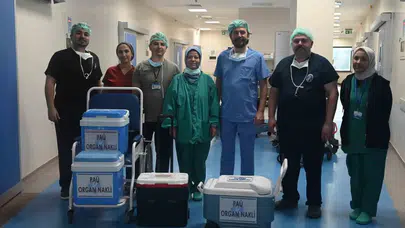 Denizli’de örnek davranış: İki aileden gelen 'evet' yedi hastaya hayat oldu