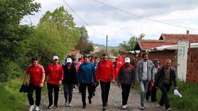 Söğüt’te Gençlik Haftası coşkusu: Doğanın kalbinde anlamlı yürüyüş