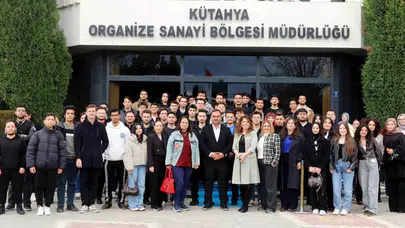 Diplomasını almadan sanayinin mutfağına girdiler: Geleceğin profesyonelleri Kütahya OSB’de buluştu