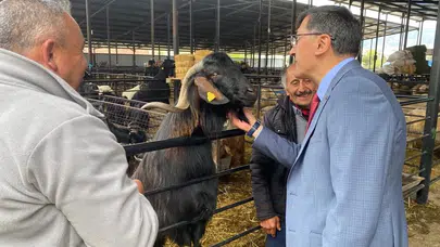 Kurban pazarına Başkan mesaisi: Vatandaşın huzuru için tüm önlemler alındı