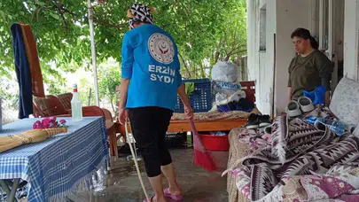 Erzin’de kimsesizlerin kimsesi oldular: Devletin şefkat eli evlere kadar ulaşıyor